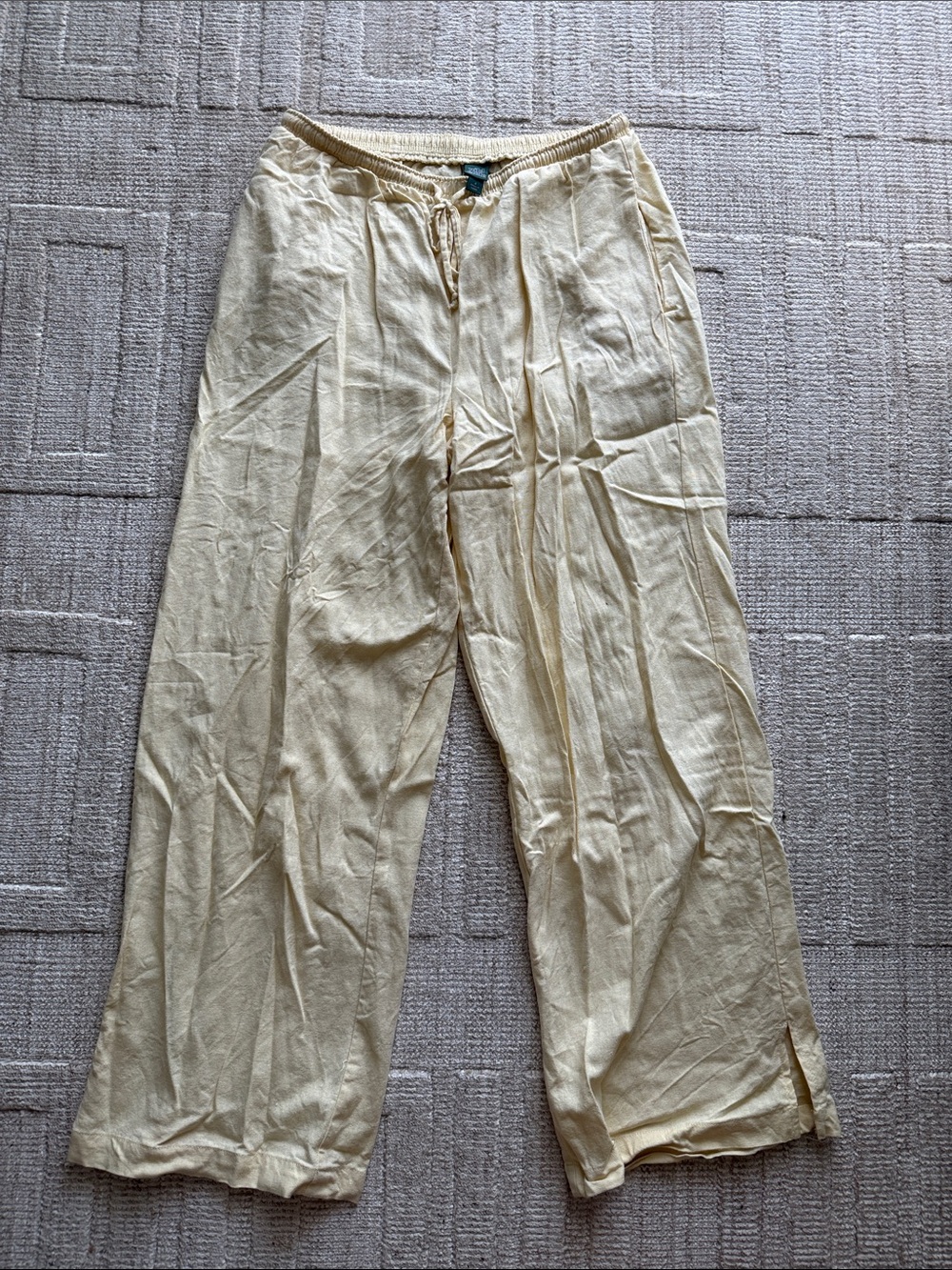 Yellow Women’s Drawstring Pants